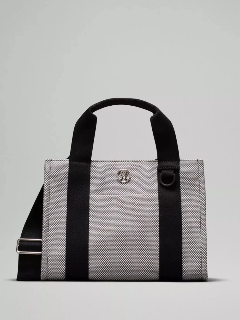 Lululemon athletics Mini Two-Tone Tote in Ivory and Black. NWT. - Picture 1 of 4